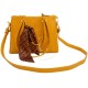Класическа дамска чанта AMORE Giulia - Mustard