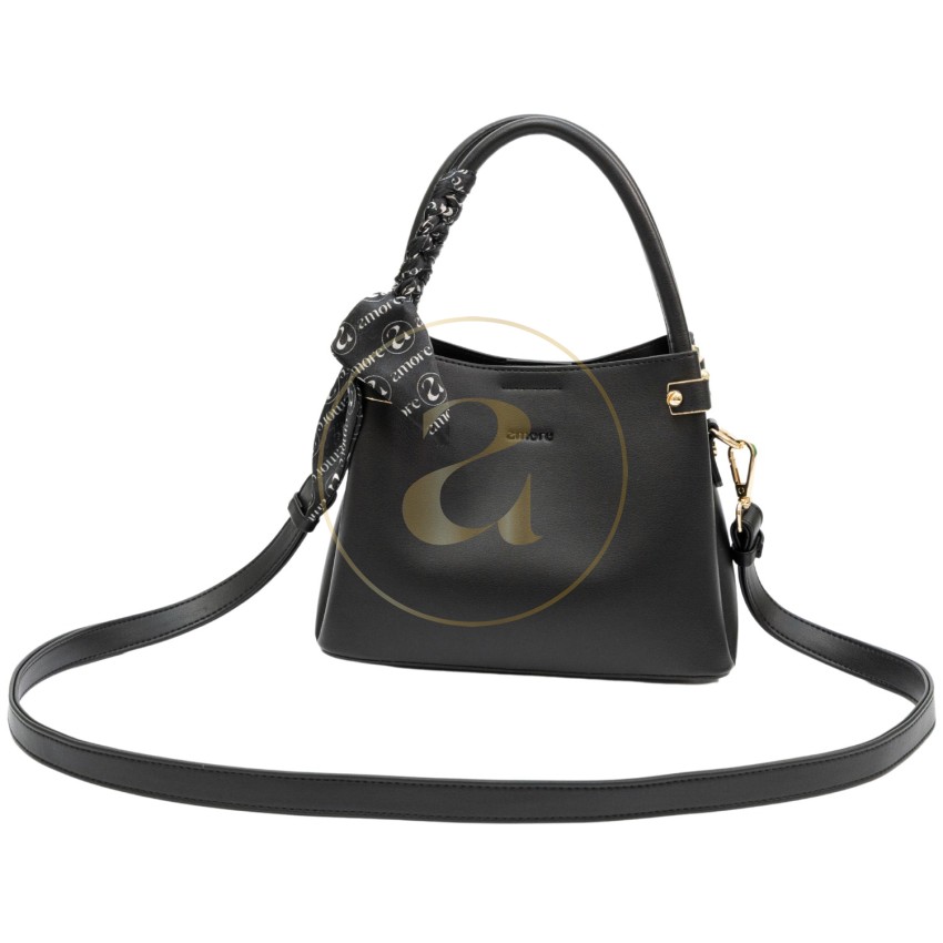 Ежедневна дамска чанта AMORE Fiorella - Black