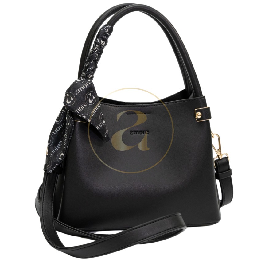 Ежедневна дамска чанта AMORE Fiorella - Black