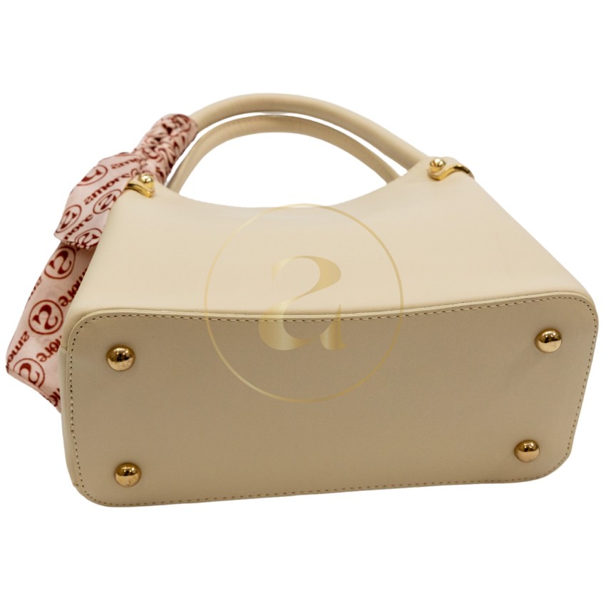 Ежедневна дамска чанта AMORE Fiorella - Cream