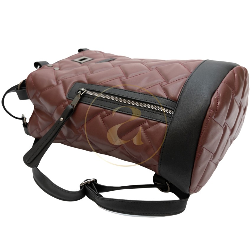 Спортно елегантна дамска раница AMORE Livia - Claret red