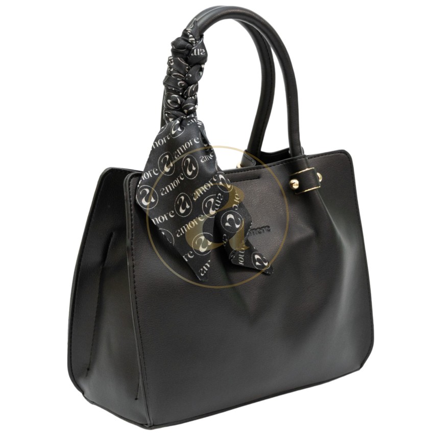Класическа дамска чанта AMORE Francesca - Black