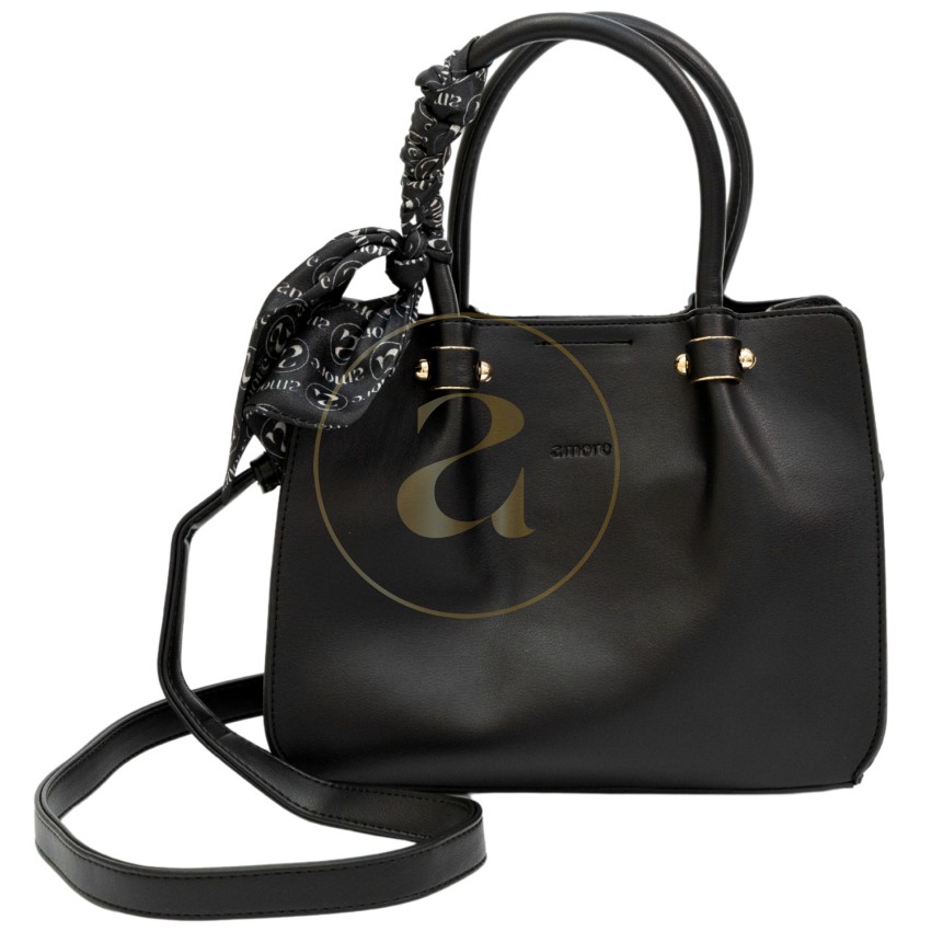 Класическа дамска чанта AMORE Francesca - Black