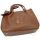 Класическа дамска чанта AMORE Francesca - Tan