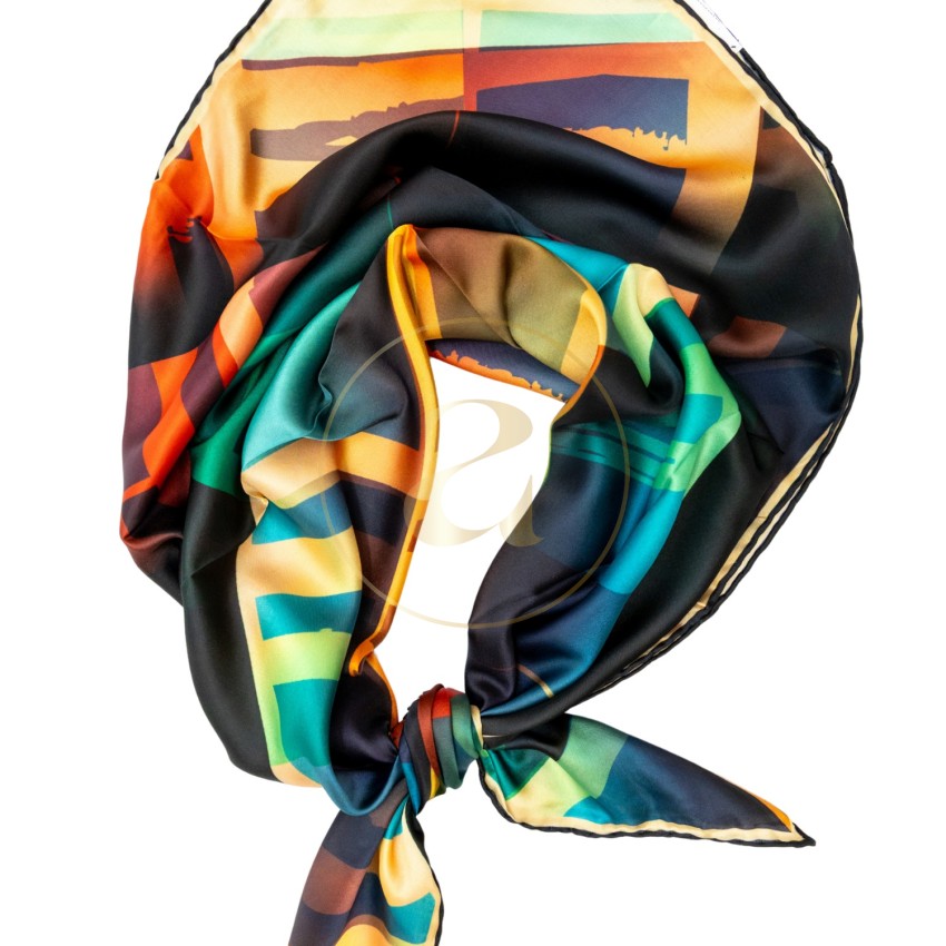 Елегантен дамски шал AMORE Donatella, 90см х 90см