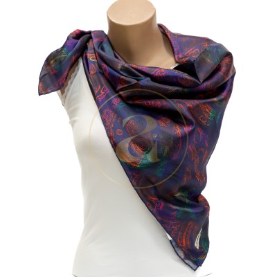 Елегантен дамски шал AMORE Emanuela, 90см х 90см