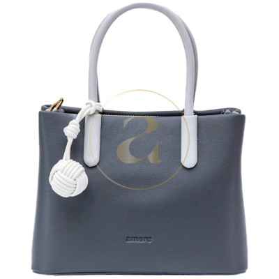 Класическа дамска чанта AMORE Alessia - Grey