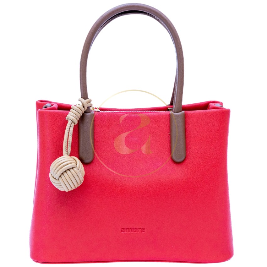 Класическа дамска чанта AMORE Alessia - Red