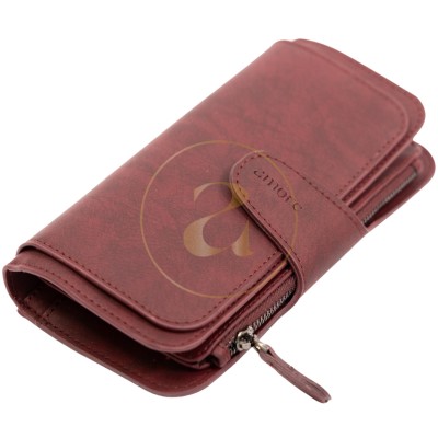 Дамски портфейл AMORE Clara - Burgundy