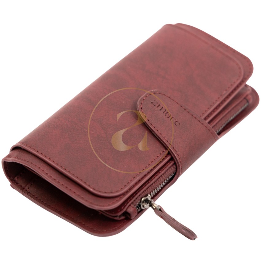 Дамски портфейл AMORE Clara - Burgundy Дамски портфейл AMORE Clara - Burgundy