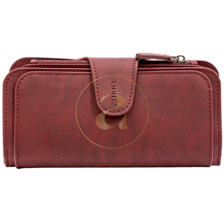 Дамски портфейл AMORE Clara - Burgundy
