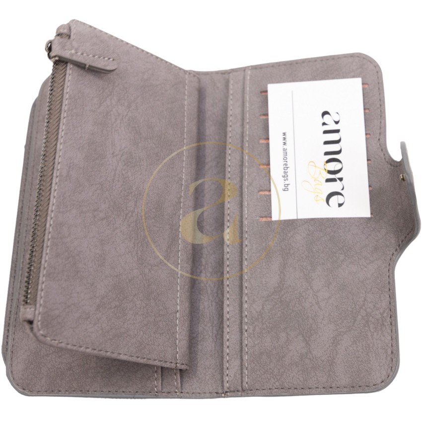 Дамски портфейл AMORE Clara - Grey
