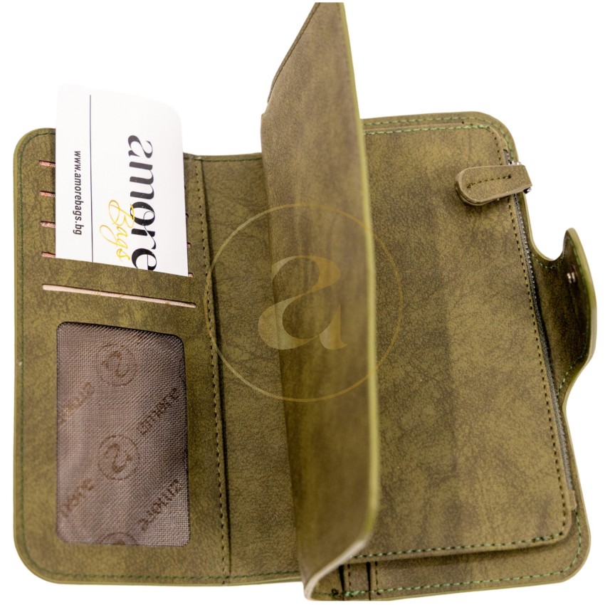 Дамски портфейл AMORE Clara - Green Дамски портфейл AMORE Clara - Green