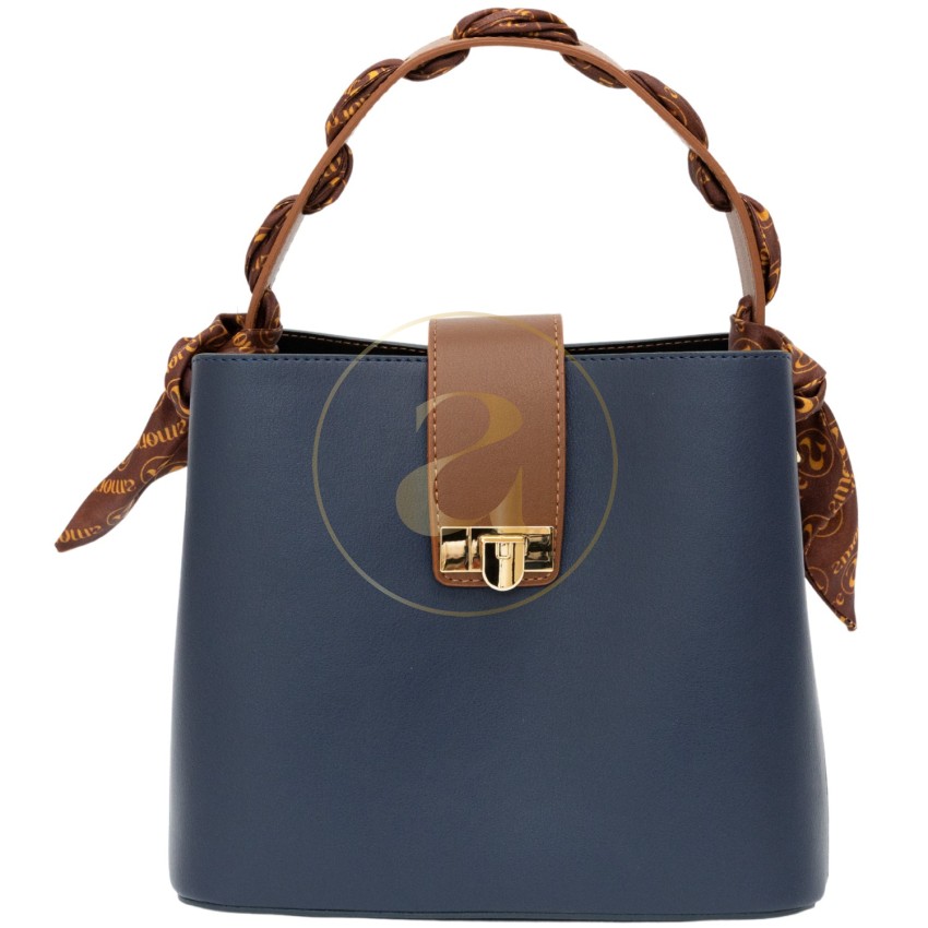 Класическа дамска чанта AMORE Isabella - Blue