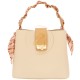 Класическа дамска чанта AMORE Isabella - Cream