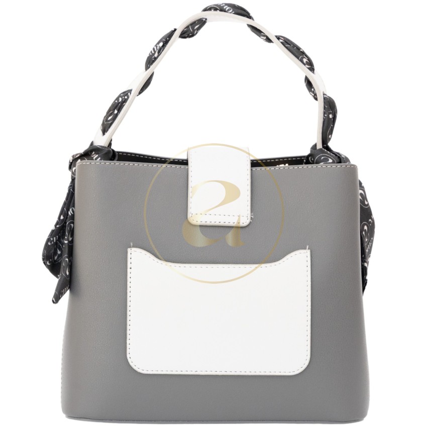 Класическа дамска чанта AMORE Isabella - Gray