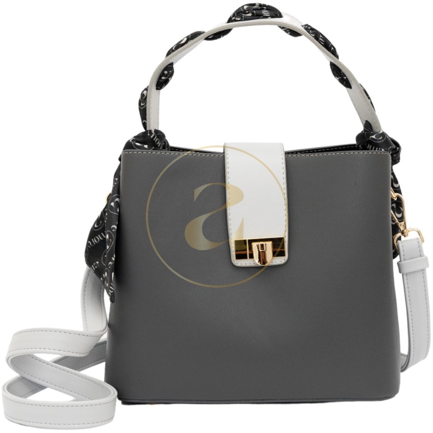 Класическа дамска чанта AMORE Isabella - Gray