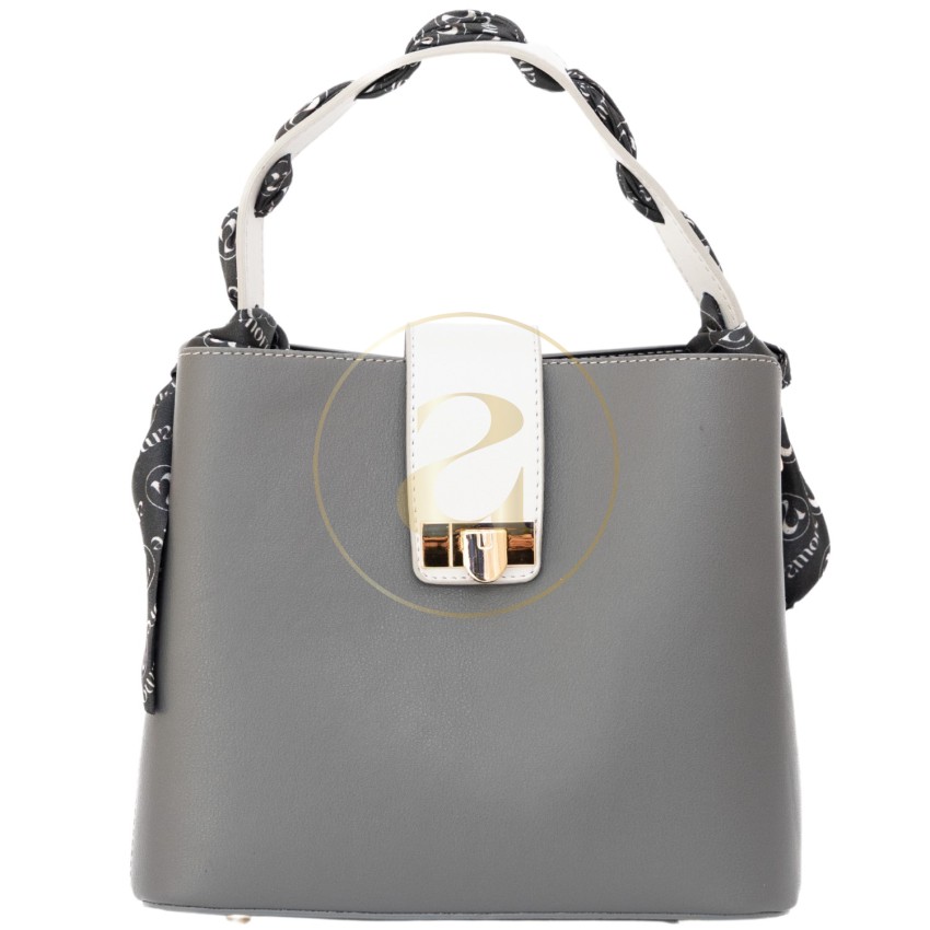 Класическа дамска чанта AMORE Isabella - Gray