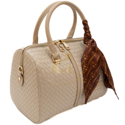 Класическа дамска чанта AMORE Beatrice - Beige