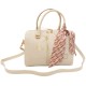 Класическа дамска чанта AMORE Beatrice - Cream