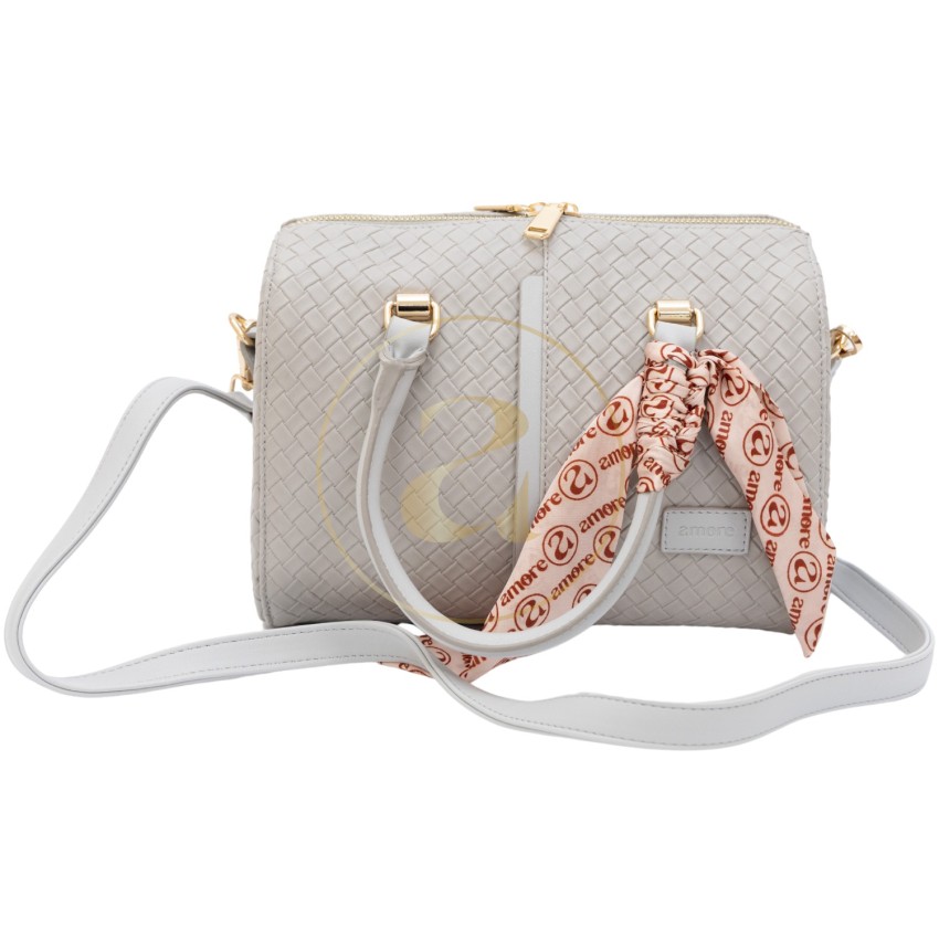 Класическа дамска чанта AMORE Beatrice - Grey