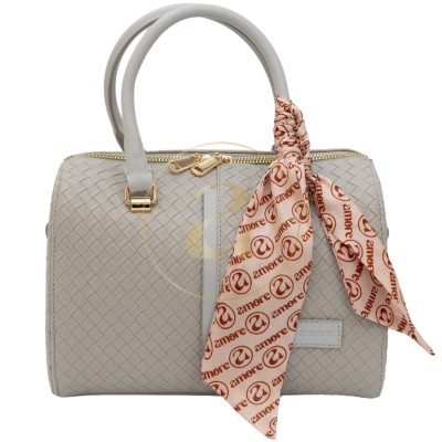 Класическа дамска чанта AMORE Beatrice - Grey
