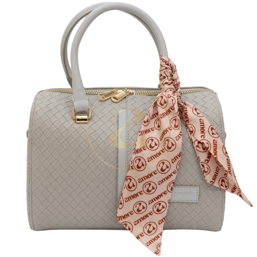 Класическа дамска чанта AMORE Beatrice - Grey