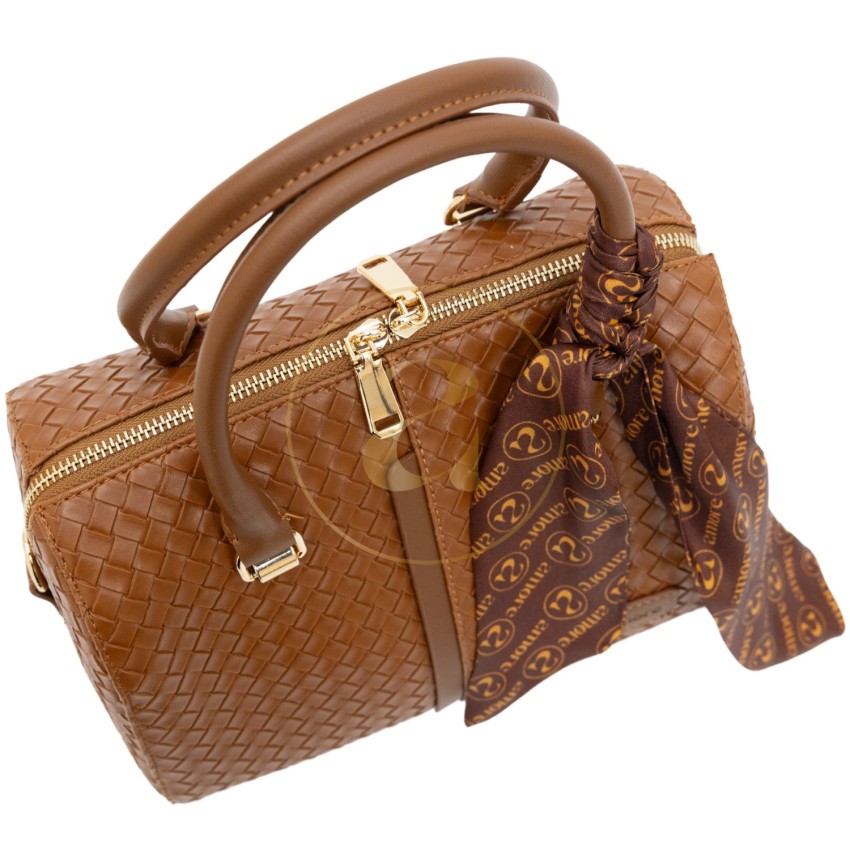 Класическа дамска чанта AMORE Beatrice - Tan