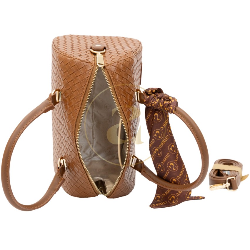 Класическа дамска чанта AMORE Beatrice - Tan