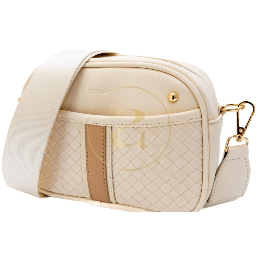 Ежедневна дамска чанта AMORE Elisa - Cream