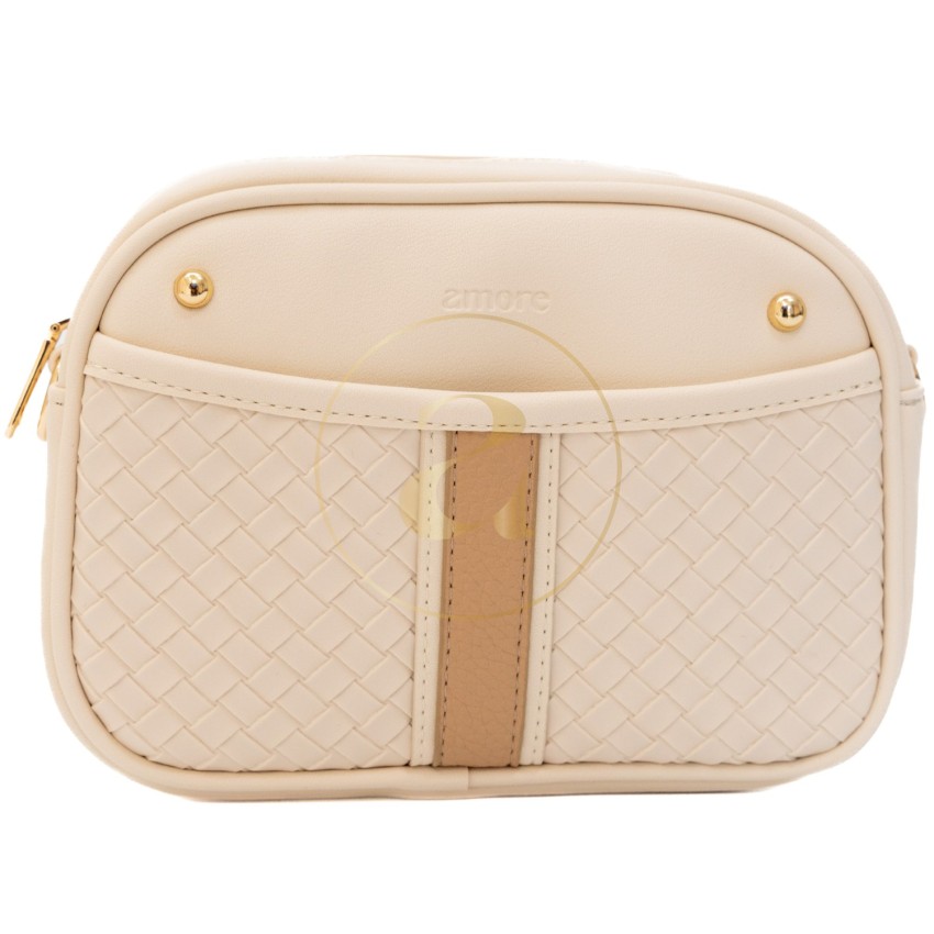 Ежедневна дамска чанта AMORE Elisa - Cream