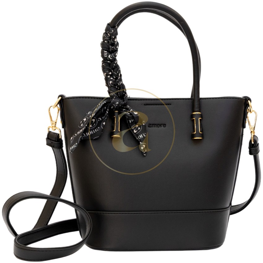 Класическа дамска чанта AMORE Eleonora - Black