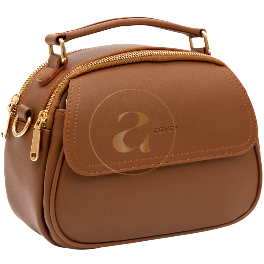 Ежедневна дамска чанта AMORE Camilla - Tan