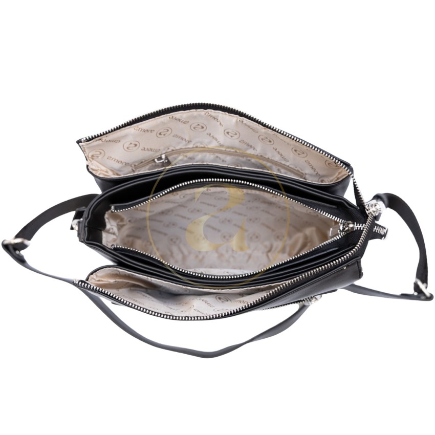 Ежедневна дамска чанта AMORE Ludovica - Black