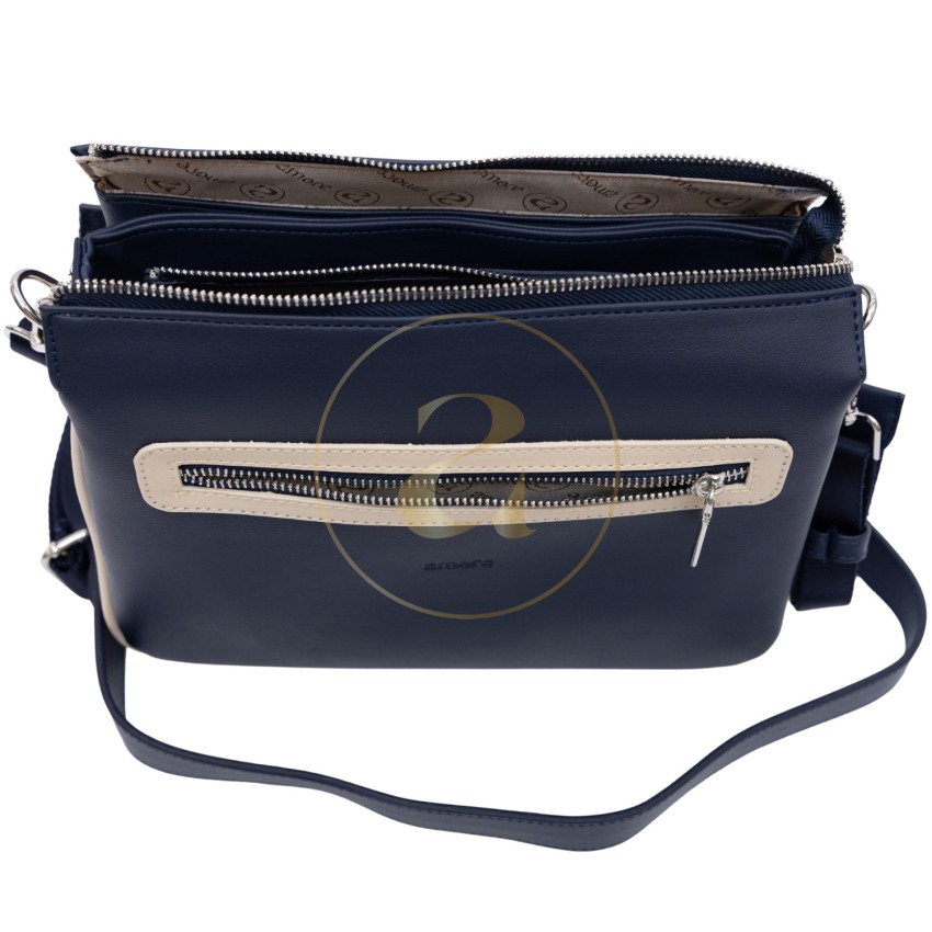 Ежедневна дамска чанта AMORE Ludovica - Navy Blue Ежедневна дамска чанта AMORE Ludovica - Navy Blue