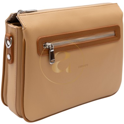 Ежедневна дамска чанта AMORE Ludovica - Pudra & Tan