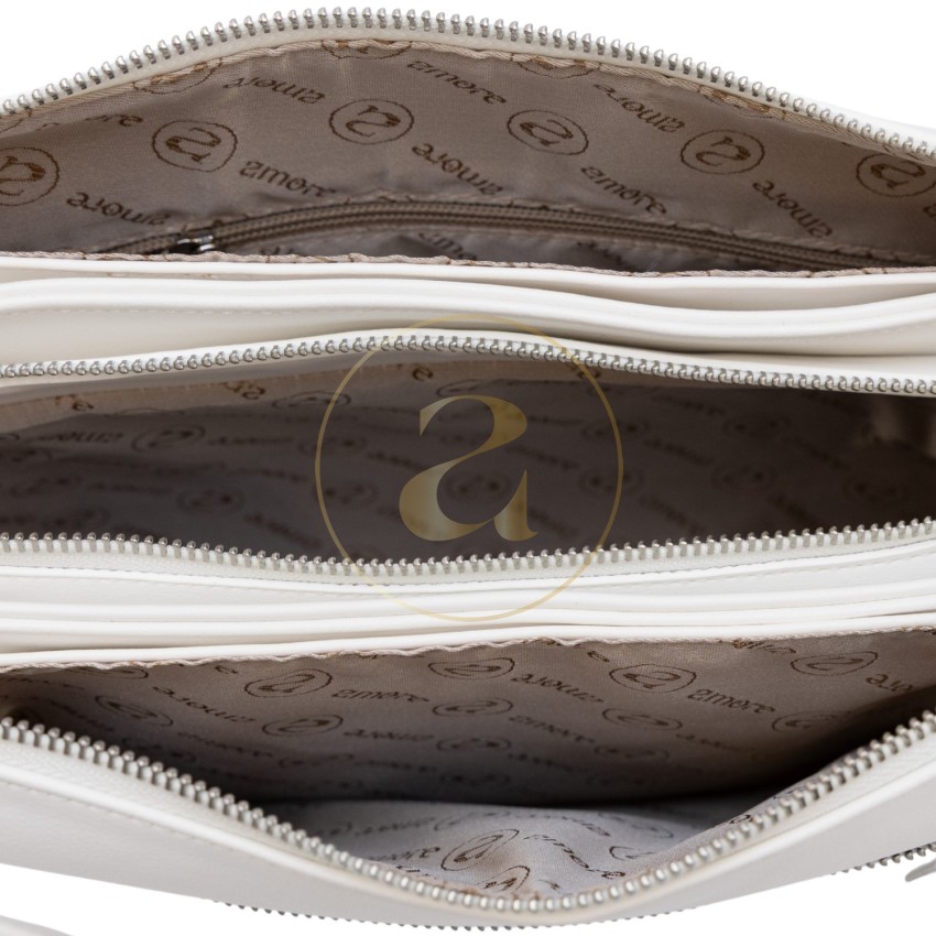 Ежедневна дамска чанта AMORE Ludovica - White