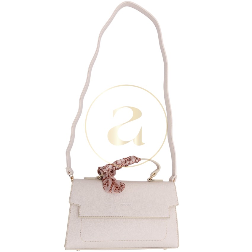 Ежедневна дамска чанта AMORE Celeste - Cream