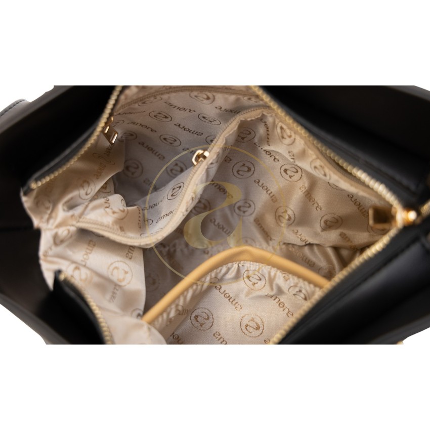 Класическа дамска чанта AMORE Aurora - Black