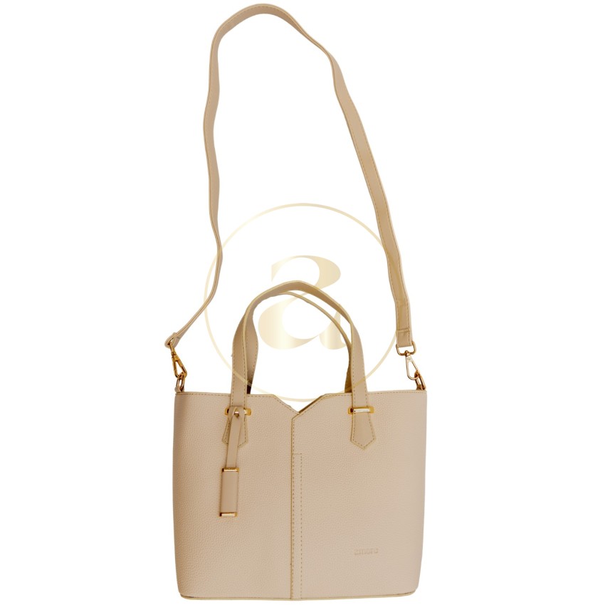 Класическа дамска чанта AMORE Aurora - Cream