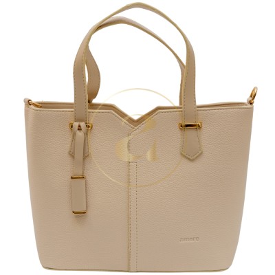 Класическа дамска чанта AMORE Aurora - Cream