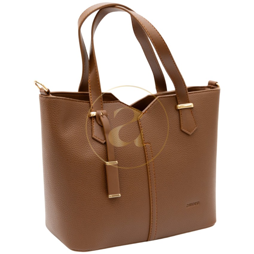 Класическа дамска чанта AMORE Aurora - Tan