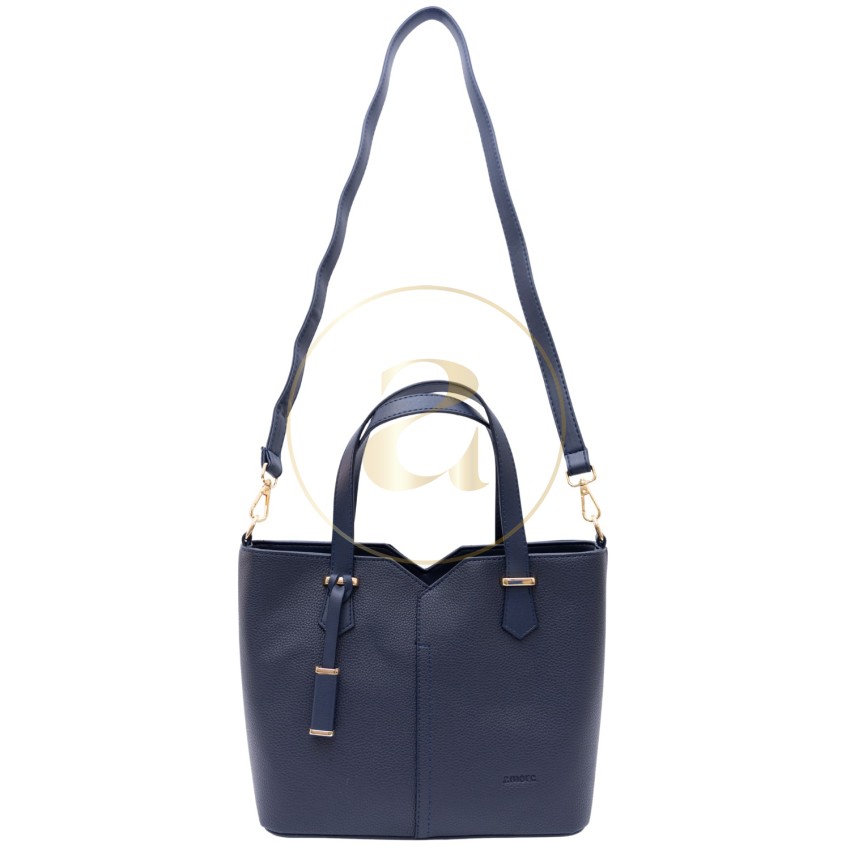 Класическа дамска чанта AMORE Aurora - Navy Blue