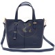 Класическа дамска чанта AMORE Aurora - Navy Blue