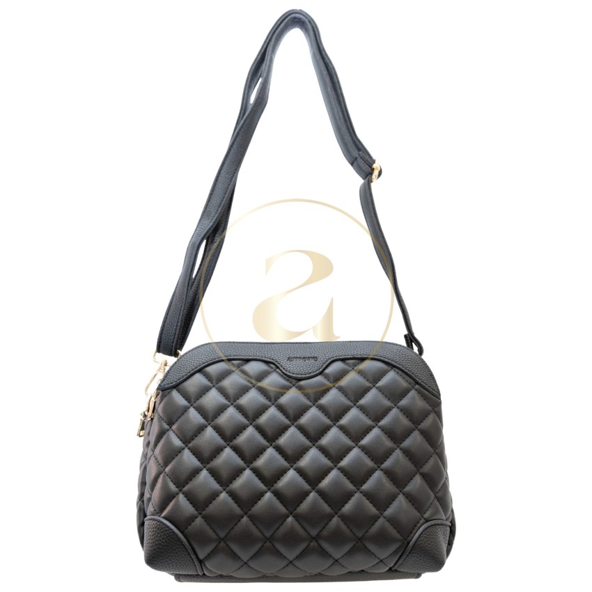 Класическа дамска чанта AMORE Gabriella - Black