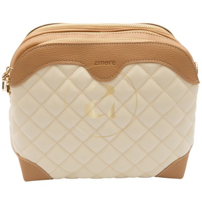 Класическа дамска чанта AMORE Gabriella - Cream