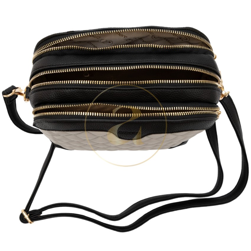 Класическа дамска чанта AMORE Gabriella - Grey