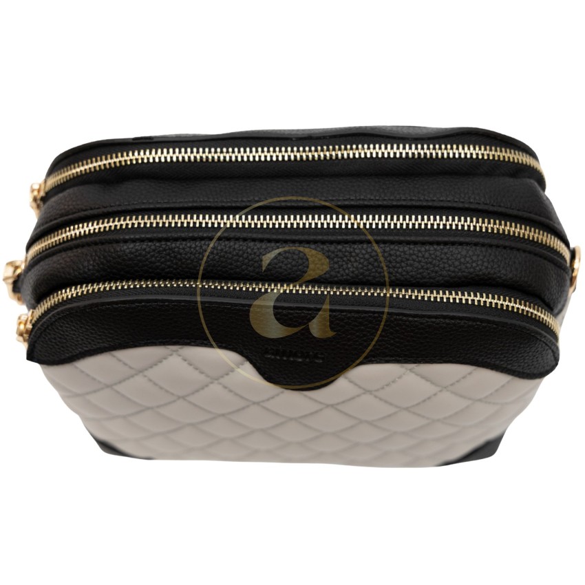 Класическа дамска чанта AMORE Gabriella - Grey