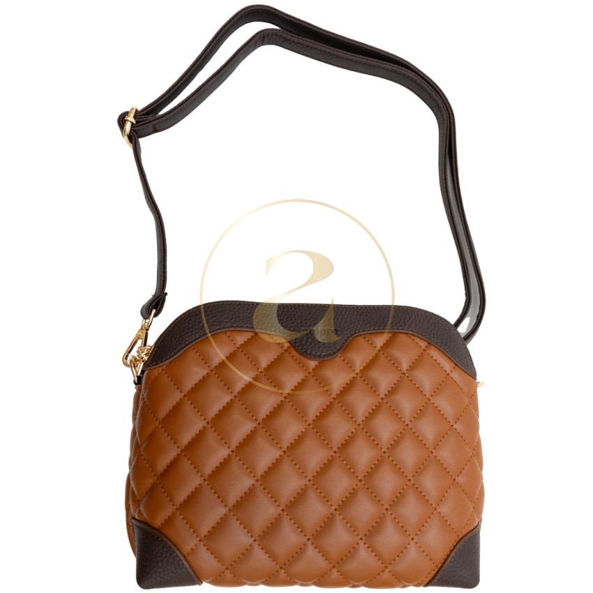 Класическа дамска чанта AMORE Gabriella - Tan