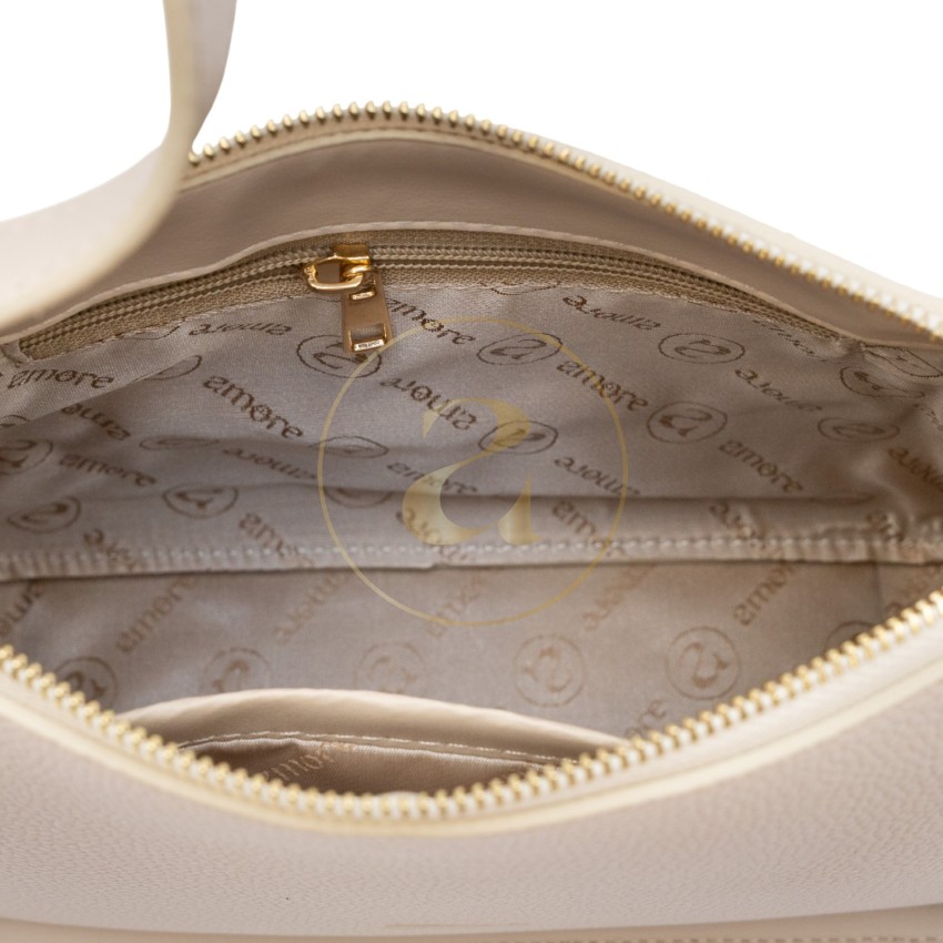 Ежедневна дамска чанта AMORE Bianca - Cream